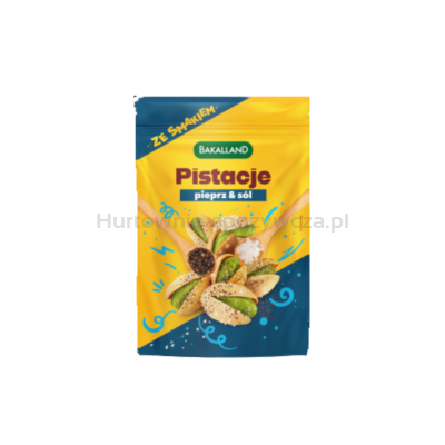 Bakalland Pistacje prażone Salt&Pepper 170g