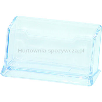 Przybornik na wizytówki Donau transparentny