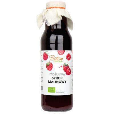 Syrop Malinowy Bio 750 Ml - Batom [BIO]