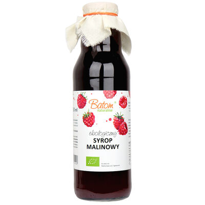 Syrop Malinowy Bio 750 Ml - Batom [BIO]