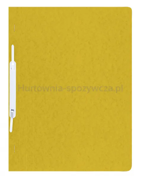 Skoroszyt DONAU, preszpan, A4, twardy, 390gsm, żółty