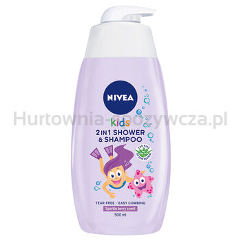 Nivea Kids Żel Do Mycia Ciała 2W1 O Zapachu Owocowych Żelków 500Ml