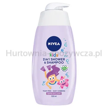Nivea Żel Do Mycia Ciała Kids 2W1 O Zapachu Owocowych Żelków 500Ml