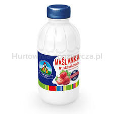 Łowicz Maślanka Truskawkowa 500G