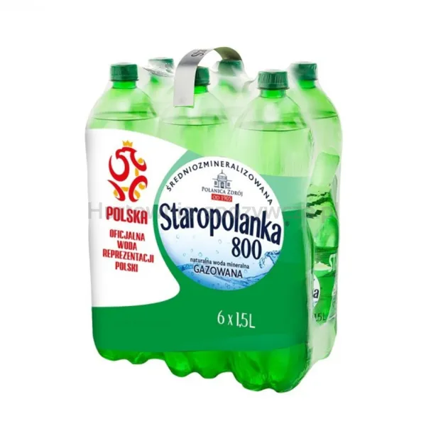Woda Staropolanka 800 Gazowana 1,5 litra