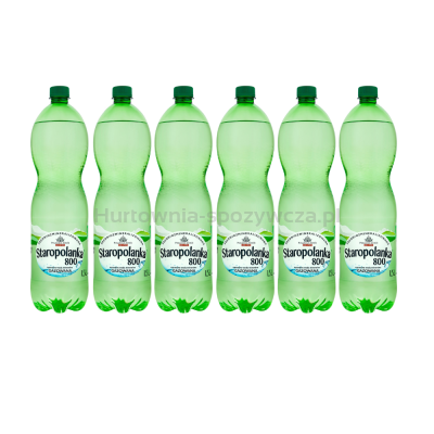 Woda Staropolanka 800 Gazowana 1,5 litra