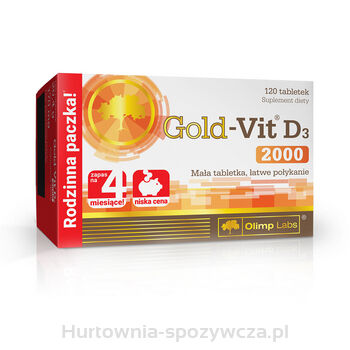 Gold-Vit D3 2000 120 tabletek Olimp Labs