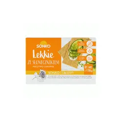 Sonko. Lekkie ze słonecznikiem. Pieczywo chrupkie 170 g.