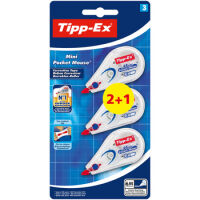 Tipp-Ex Mini Pocket Mouse korektor w taśmie blister 2+1 sztuka