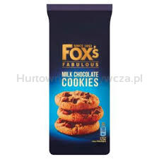 Fox's Ciastka z mleczną czekoladą 180g