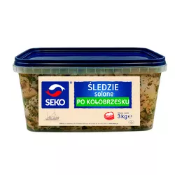 Seko Śledzie solone po kołobrzesku 3 kg