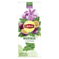 Lipton Herbata ziołowa, moringa z marakują, 20 torebek