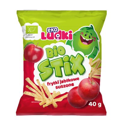 Eko Ludki  Frytki Jabłkowe Suszone Bio 40 G [BIO]