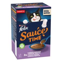 Felix Sauce Time Łosoś I Kurczak 6 X 40 G