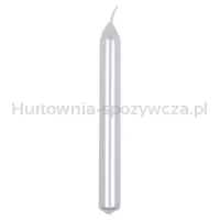 Świeca stołowa prosta DONAU HOME, lakierowana, 20x170 mm, 10 szt., biała - 2
