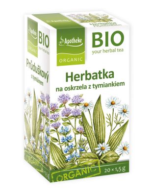 Herbatka Na Oskrzela Z Tymiankiem Bio (20 X 1,5 G) 30 G - Apotheke [BIO]