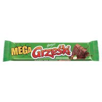 Grześki Mega Orzechowe Wafel Przekładany Kremem Orzechowym W Czekoladzie Mlecznej 48 G