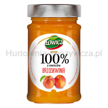 Łowicz Dżem 100% Z Owoców Brzoskwinia 210 G