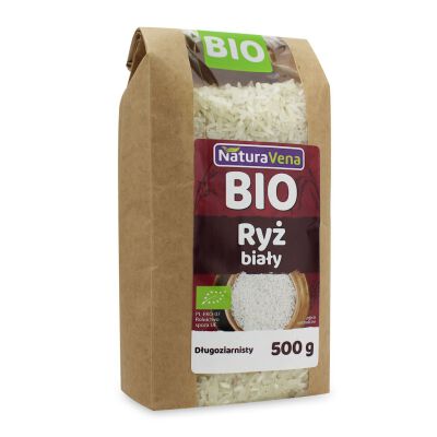 Ryż Biały Długoziarnisty Bio 500 G - Naturavena [BIO]