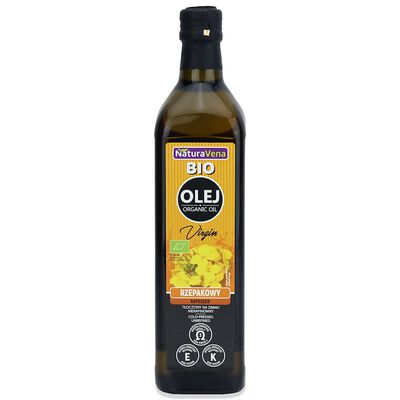 Olej Rzepakowy Tłoczony Na Zimno Bio 750 Ml - Naturavena [BIO]