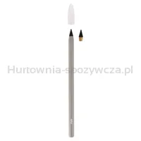 Ołówek wieczny APLI Infinite, HB, pudełko kart. z zawieszką, szary - 2