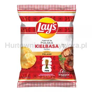 Lays Chipsy o smaku kiełbasy 130 g