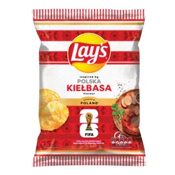 Lays Chipsy o smaku kiełbasy 130 g