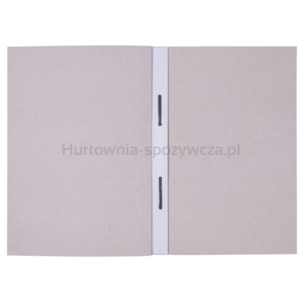 Skoroszyt OFFICE PRODUCTS Budget, karton, z oczkiem, nadruk, 1/1, A4, 250gsm, biały - 2