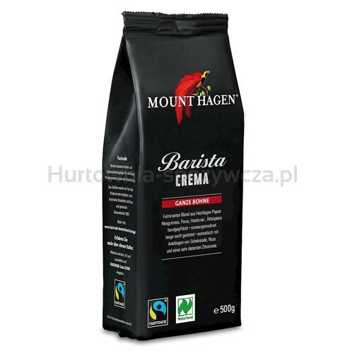 Kawa Ziarnista Arabica 100 % Barista Crema Fair Trade Bio 500 G - Mount Hagen [BIO]