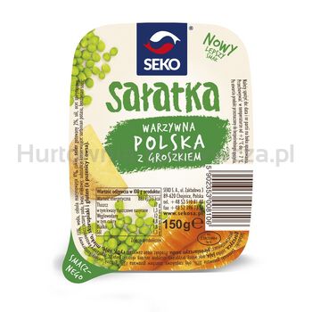 Sałatka warzywna polska z groszkiem Seko 150g