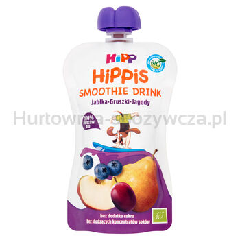 Hipp Bio Od Pokoleń, Smoothie Jabłka-Gruszki-Jagody, Po 1. Roku, 120 Ml