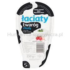 Łaciaty Twaróg chudy klinek 250g