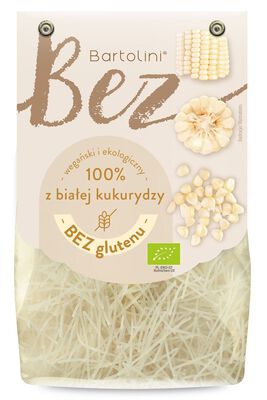 Makaron (Z Białej Kukurydzy) Krajanka Bezglutenowy Bio 250 G - Bartolini [BIO]