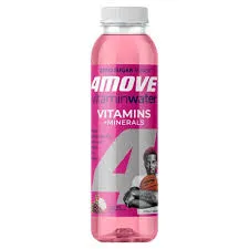 4Move Active Vitamin Water B- Formula Raspberry & Dragonfruit Flavour 556 ml