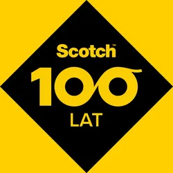 Dyspenser taśmy SCOTCH, ze stali nierdzewnej + 2x taśma Magic™ 19mm x 13,9m, srebrny