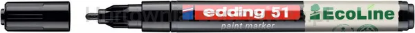 Marker olejowy na bazie wody e-51 EDDING EcoLine, 1-2mm, czarny