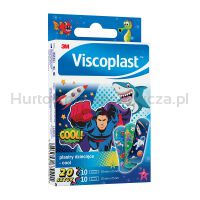 Plastry dziecięce VISCOPLAST Cool, 2 rozmiary, 20 szt., pudełko - 3