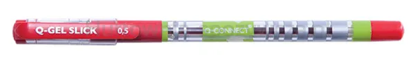 Q-Connect Długopis żelowo-fluidowy  0,5mm, czerwony 