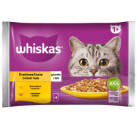 Whiskas Drobiowa Uczta 1+ Galaretka Z Kurczakiem I Z Indykiem 340 G (4X85 G)