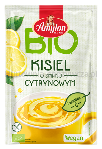 Kisiel Instant O Smaku Cytrynowym Bezglutenowy Bio 30 G - Amylon [BIO]