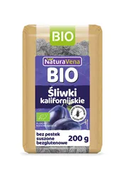 Naturavena Bio Śliwki Kalifornijskie Suszone Bezglutenowe Bio 200 G 