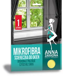 Mikrofibra Ściereczka Do Okien Anna Zaradna, 1 Szt., Żółty