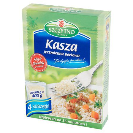 Kasza Jęczmienna Szczytno Perłowa 4*100 G Melvit