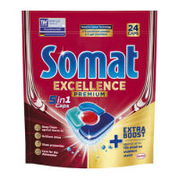 Somat Tabletki do mycia naczyń w zmywarkach Excellence 5in1 24 szt. 468 g