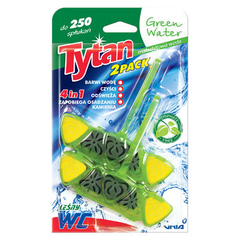 Tytan Czterofunkcyjna Zawieszka Barwiąca Wodę Green Water 2X40G