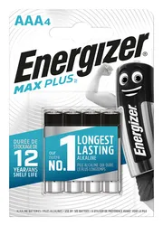 Bateria Energizer Max Plus, Aaa, Lr03, 1,5V, 4Szt.