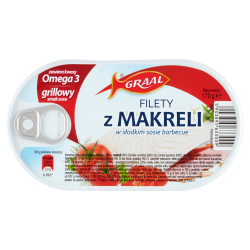 Graal Filety Z Makreli W Słodkim Sosie Barbecue 170G