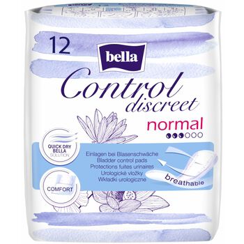 Wkładki Urologiczne Bella Control Discreet Normal 12Szt.