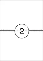 Etykiety OFFICE PRODUCTS, 210x148mm, białe, 100 ark. - 2