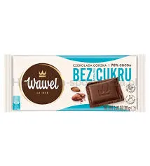 Wawel Czekolada Gorzka Bez Dodatku Cukru 80G